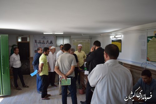 بازدید فرماندار گمیشان از مدیریت جهاد کشاورزی شهرستان