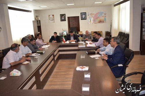 جلسه کارگروه ساماندهی امور گندم، آرد و نان شهرستان گمیشان برگزار شد
