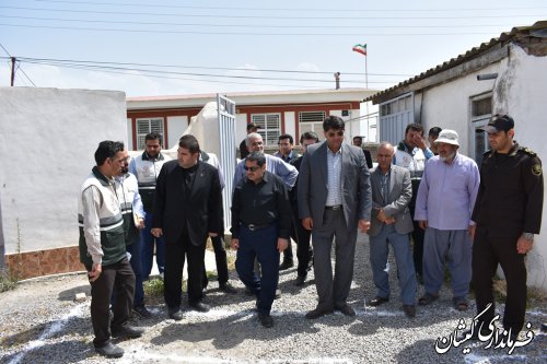 مراسم کلنگ زنی بازسازی نخستین واحدروستایی گمیشان برگزارشد