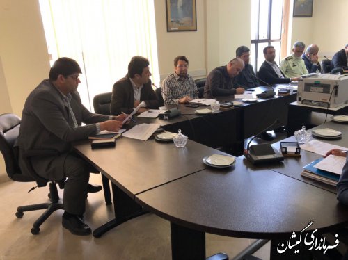 حضور فرماندار گمیشان در جلسه ستاد ساماندهی سواحل استان