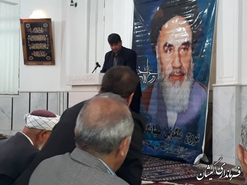 مراسم ارتحال امام(ره) و قیام 15خرداد در شهرستان گمیشان برگزار شد