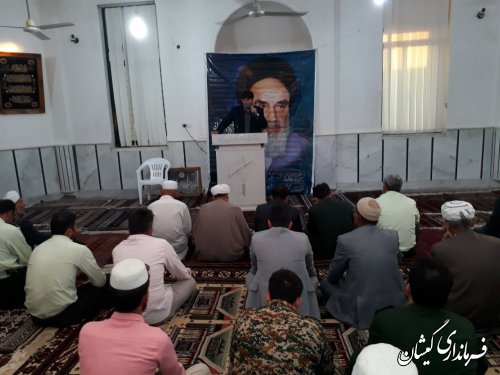 مراسم ارتحال امام(ره) و قیام 15خرداد در شهرستان گمیشان برگزار شد
