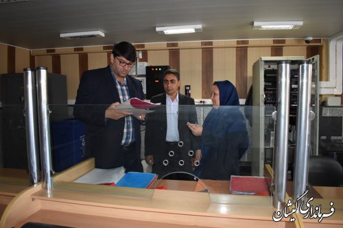 بازدید فرماندار گمیشان از بانک های ملی و سپه