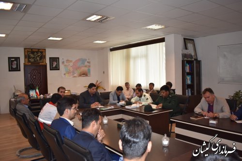جلسه هماهنگی مدیریت مصرف برق شهرستان گمیشان برگزار شد