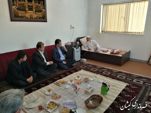 دیدار سرپرست فرمانداری گمیشان با امام جمعه شهرستان