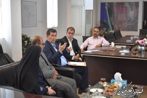 به ریاست سرپرست فرمانداری گمیشان وباحضور معاونین میراث فرهنگی،صنایع دستی وگردشگری شهرستان؛