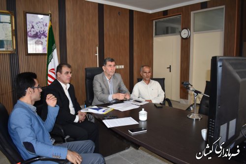 سومین جلسه ویدئو کنفرانس استانی انتخابات به ریاست معاون سیاسی، امنیتی و اجتماعی استاندار