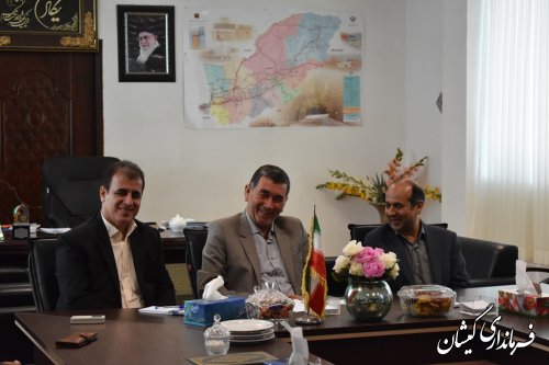 مراسم تکریم و معارفه رئیس شرکت گاز شهرستان گمیشان برگزار شد