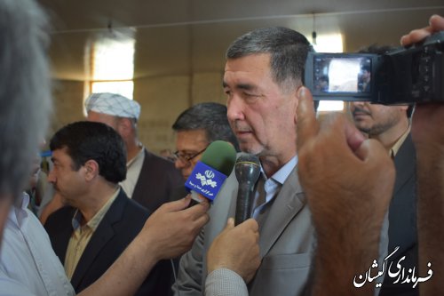 آیین افتتاح مرکز تخصصی صنایع دستی گمیشان در روستای قلعه جیق کوچک