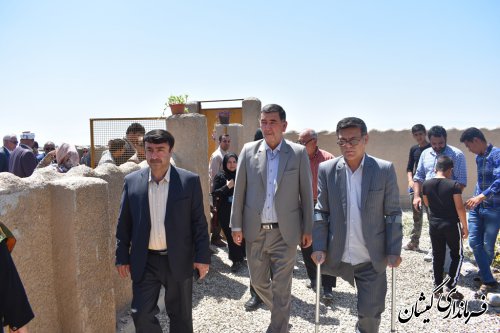 آیین افتتاح مرکز تخصصی صنایع دستی گمیشان در روستای قلعه جیق کوچک
