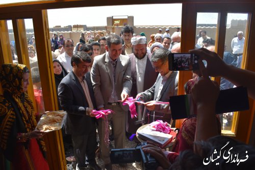 آیین افتتاح مرکز تخصصی صنایع دستی گمیشان در روستای قلعه جیق کوچک