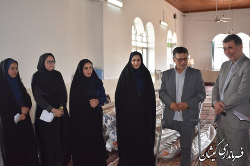 110 قلم لوازم خانگی اهدایی موسسه بین المللی خیریه آبشار عاطفه ها توزیع می شود