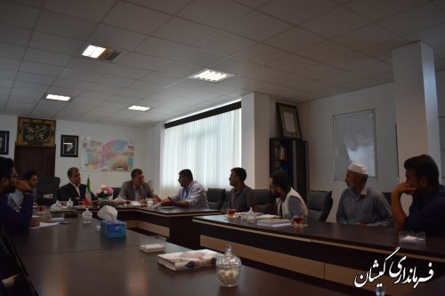 ملاقات عمومی سرپرست فرمانداری گمیشان با مردم شهرستان برگزار شد