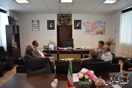 آیین تکریم و معارفه مدیر کمیته امداد شهرستان گمیشان برگزار شد