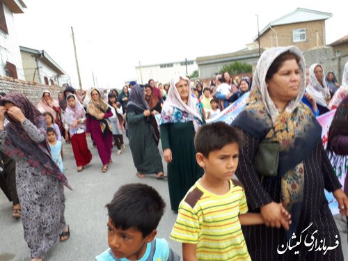  همایش پیاده روی خانوادگی در گمیش تپه برگزار شد