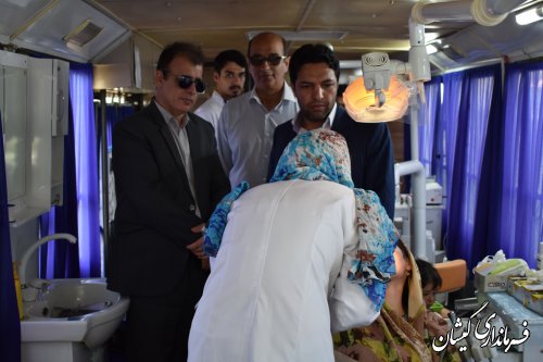 استقرار تیم جهادی سلامت دانشگاه آزاد اسلامی در شهرستان گمیشان
