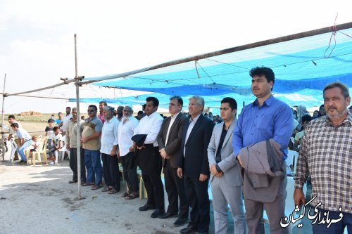 جشنواره فرهنگ و اقتصاد روستا "امید" در روستای قره کیله شهرستان گمیشان برگزار شد
