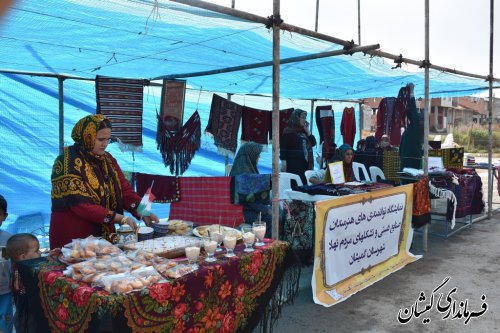 جشنواره فرهنگ و اقتصاد روستا "امید" در روستای قره کیله شهرستان گمیشان برگزار شد
