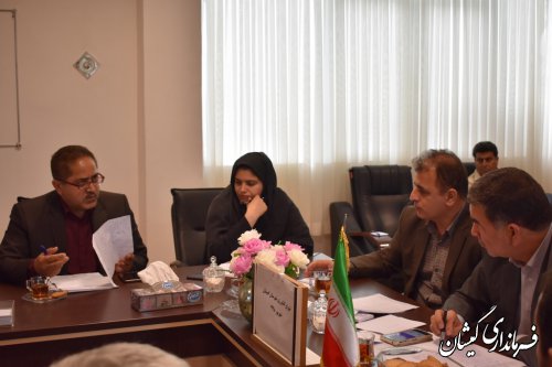 جلسه شورای کشاورزی شهرستان صبح امروز برگزار شد