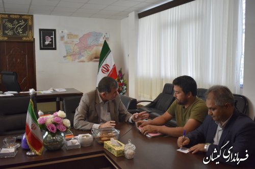 ملاقات عمومی فرماندار شهرستان گمیشان با شهروندان برگزار شد