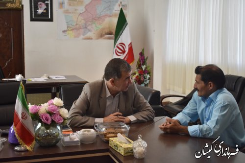 ملاقات عمومی فرماندار شهرستان گمیشان با شهروندان برگزار شد