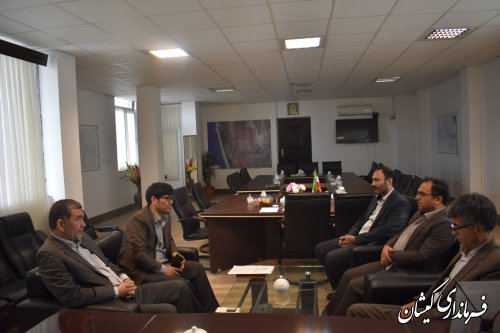 دیدار فرماندار گمیشان با مدیرکل منابع طبیعی و آبخیزداری استان