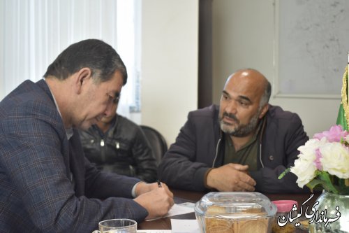 ﻣﻼﻗﺎﺕ ﻋﻤﻮﻣﻲ با فرماندار گمیشان برگزار شد