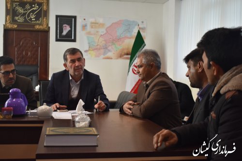 فرماندار گمیشان به درخواست ها و مشکلات مردم شهرستان رسیدگی کرد