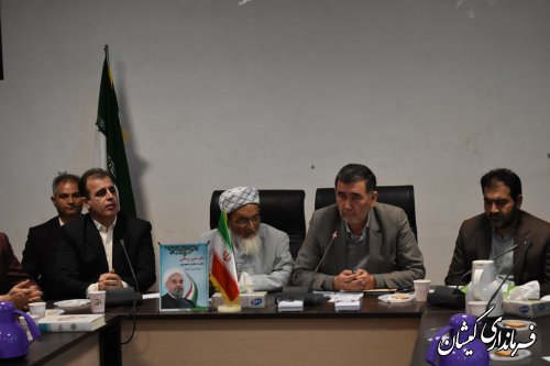 جلسه انتخاب معتمدین هیات اجرایی انتخابات شهرستان گمیشان