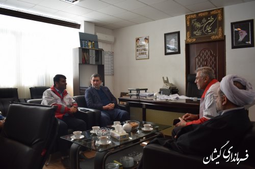 اقدامات هلال احمر گلستان در کمک رسانی به مردم گمیشان ستودنی است