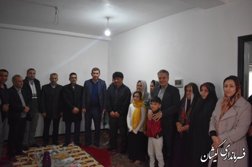 افتتاح 277 مین واحد مسکونی احداثی ناشی از سیل در گمیشان