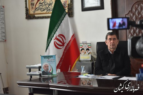 مصاحبه فرماندار گمیشان با برنامه تلویزیونی ترکمنی اولکام