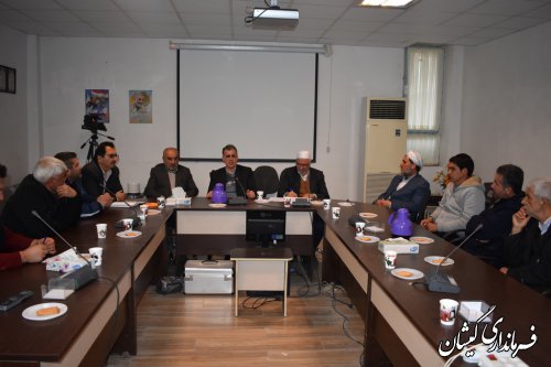 جلسه توجیهی مسئولین ستادهای تبلیغاتی نامزدهای انتخاباتی در شهرستان برگزارشد