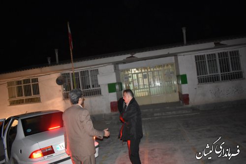 بازدید معاون فرماندار شهرستان گمیشان از شعب اخذ رای انتخابات