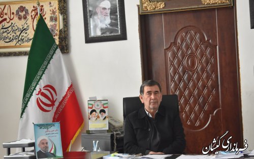 دعوت فرماندار گمیشان از مردم برای حضور حداکثری در انتخابات