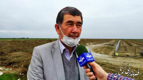آمادگی گمیش تپه برای کنترل سیل آبهای احتمالی