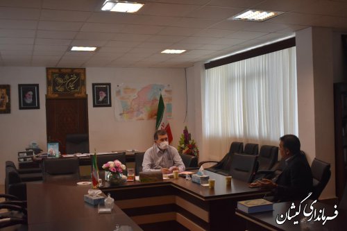 بیست و پنجمین دیدار مردمی فرماندار گمیشان با مردم شهرستان