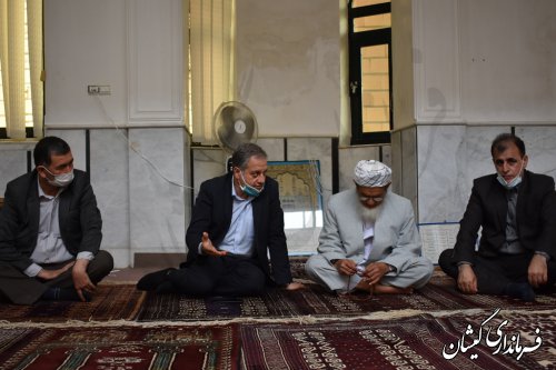 دیدار معاون سیاسی امنیتی و اجتماعی استاندار با امام جمعه شهرستان گمیشان