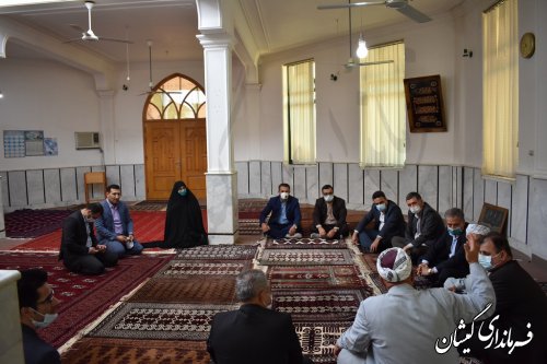 دیدار معاون سیاسی امنیتی و اجتماعی استاندار با امام جمعه شهرستان گمیشان