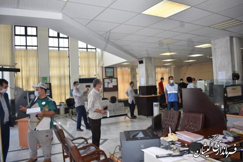 بازدید سرزده فرماندار از بانکها و ادارات شهرستان 