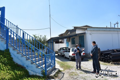بازدید فرماندار گمیشان از اداره آبفا شهرستان 