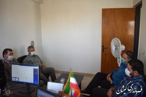 بازدید فرماندار گمیشان از اداره تعاون، کار و رفاه اجتماعی شهرستان