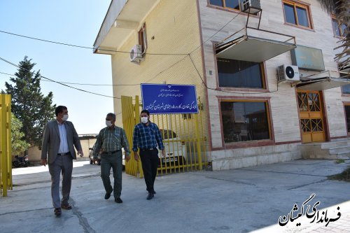 بازدید فرماندار گمیشان از اداره تعاون، کار و رفاه اجتماعی شهرستان