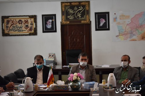 جلسه آموزشی نمایندگان فرماندار شعب اخذ رای گمیشان