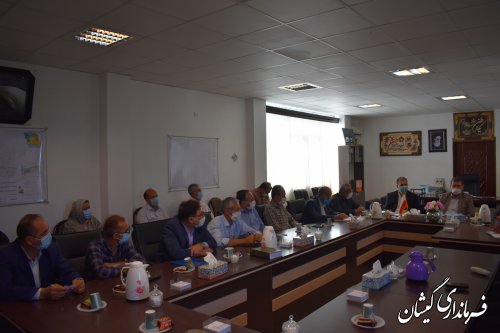 جلسه آموزشی نمایندگان فرماندار شعب اخذ رای گمیشان