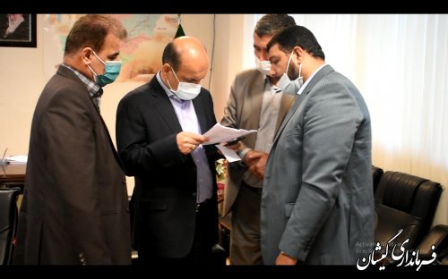 بازدید سرزده استاندار از ستاد انتخابات شهرستان گمیشان