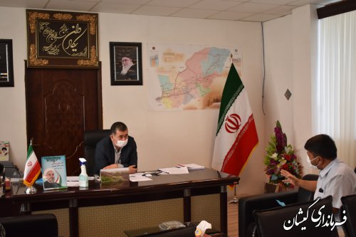 سی و یکمین دیدار مردمی فرماندار گمیشان با مردم شهرستان