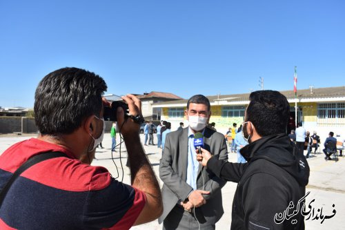 آغاز عملیات اجرایی  4 زمین چمن در شهرستان گمیشان
