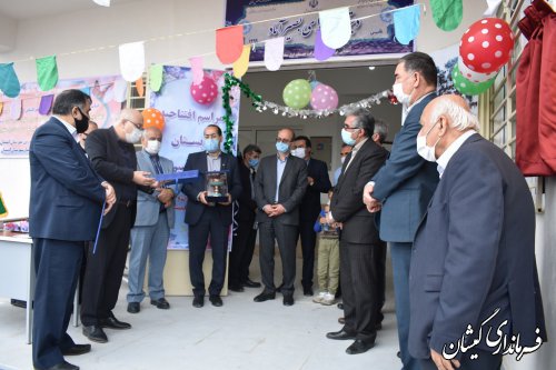 افتتاح و بهره برداری دبستان شهدای بصیر آباد با اعتبار 9 میلیارد ریال 