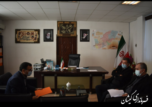 دیدار معاون سیاسی و اجتماعی استاندار گلستان با فرماندار گمیشان
